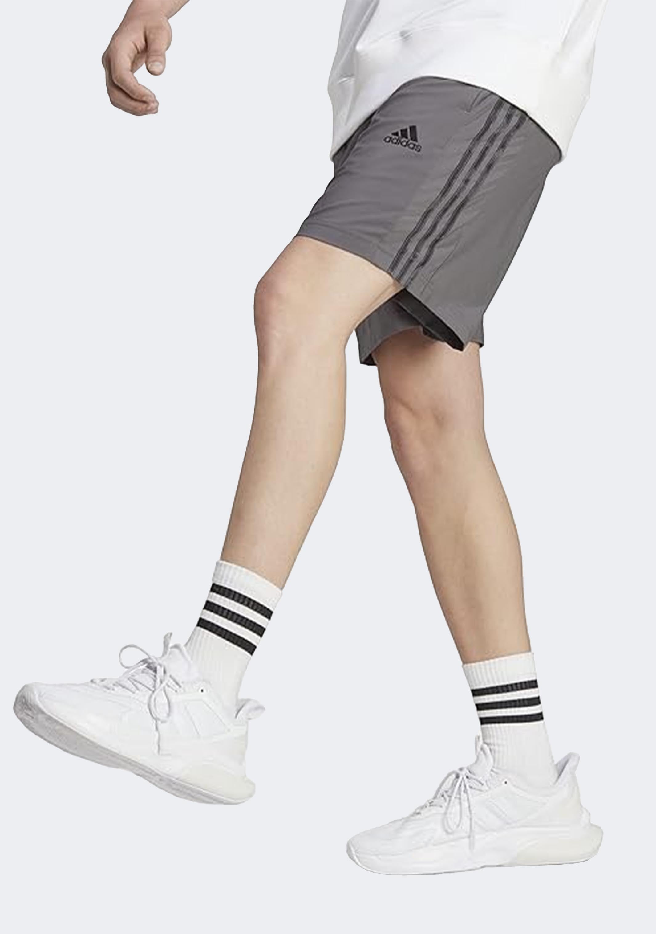 **Adidas Aeroready Essentials Chelsea 3 Stripes Men's Running Shorts - Lightweight, Breathable & Quick-Dry for Gym, Jogging & Casual Wear**