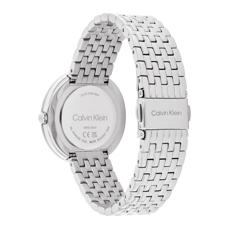 Calvin Klein Twisted Bezel Red Dial Watch 25100064 - Stylish Unisex Timepiece for Casual & Formal Occasions