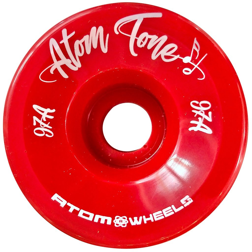 Atom Tone Wheels 57mm 97a 4pk - High Performance Skateboard Wheels for Street Skating and Tricks
