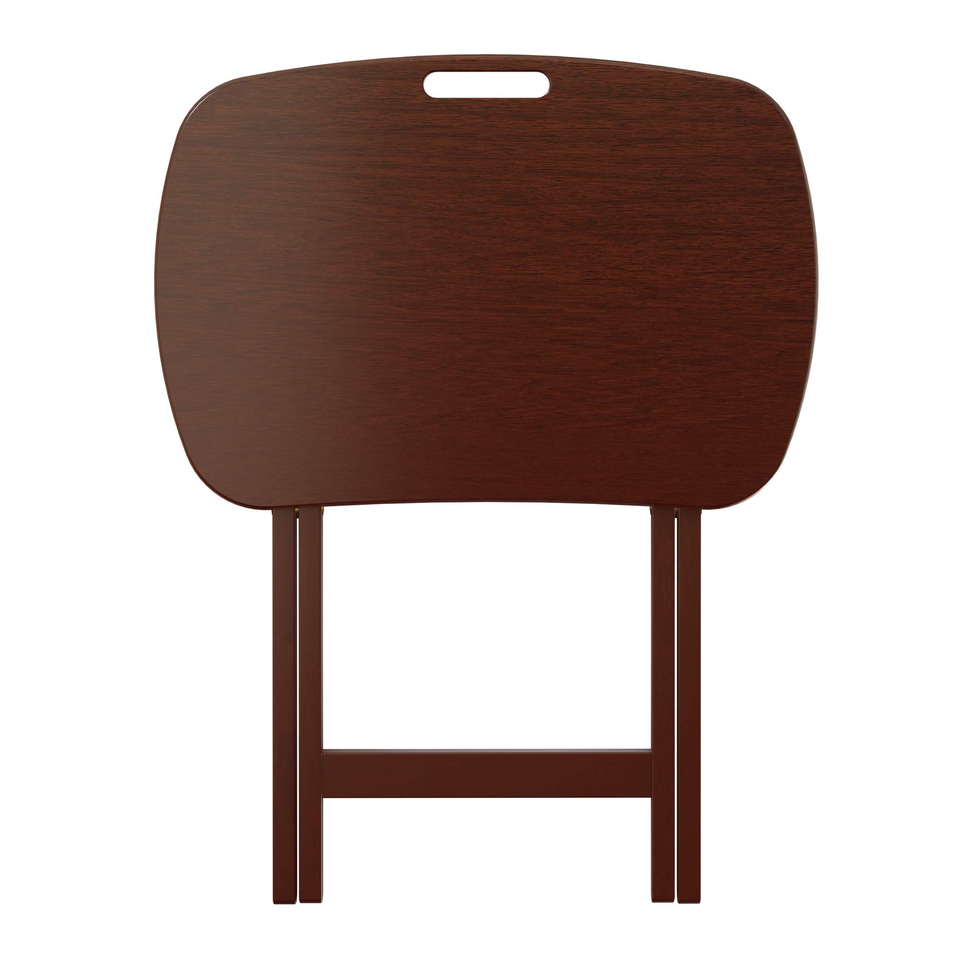 Winsome Lucca Walnut Brown Snack Table - 22.83