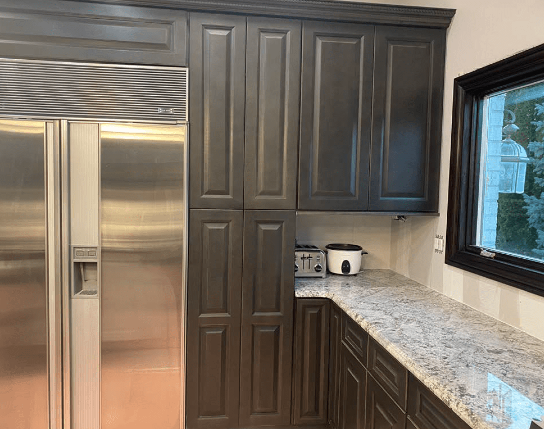 30 Inch Wall Cabinet 18W x 30H x 12D - Aspen Charcoal Grey - Perfect for Kitchen, Bathroom, Garage & Home Storage Organization
