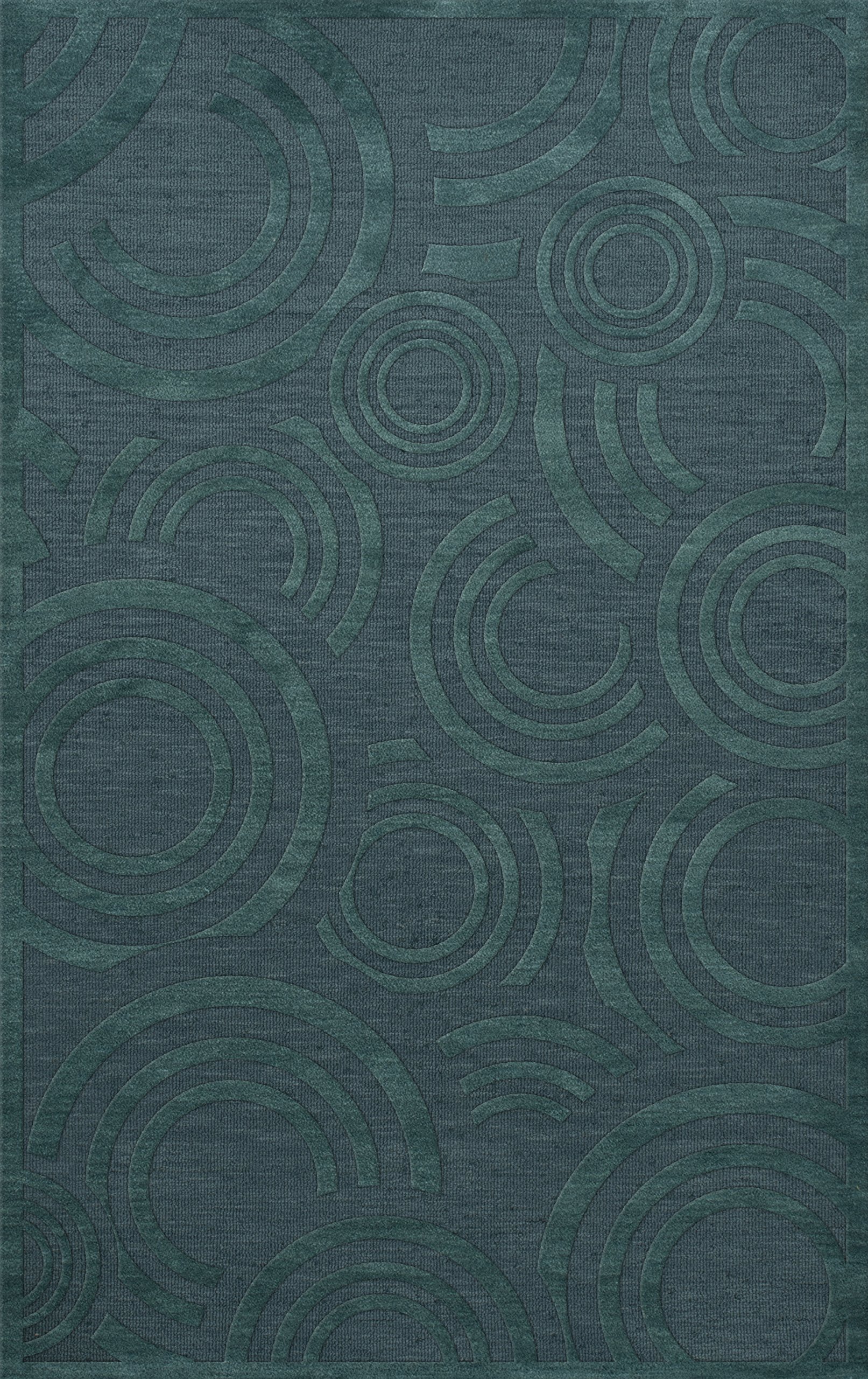 Dalyn Rugs Dover DV3 Area Rug - 12' x 18' Teal Blue Handmade Rug for Living Room, Bedroom & Dining Room Decor