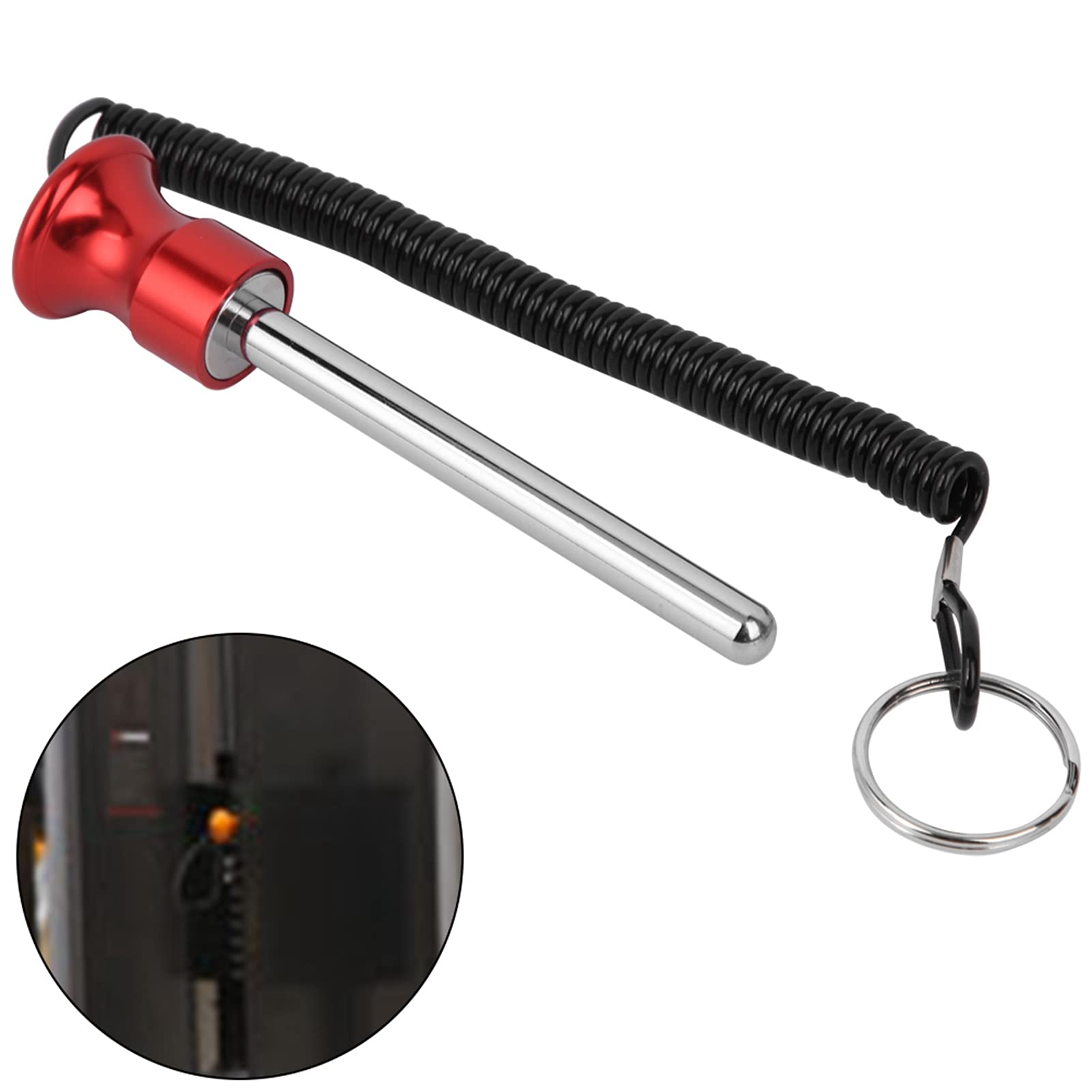 Magnetic Weight Stack Pin with Pull Rope - Strength Training Equipment for Gym Workouts
