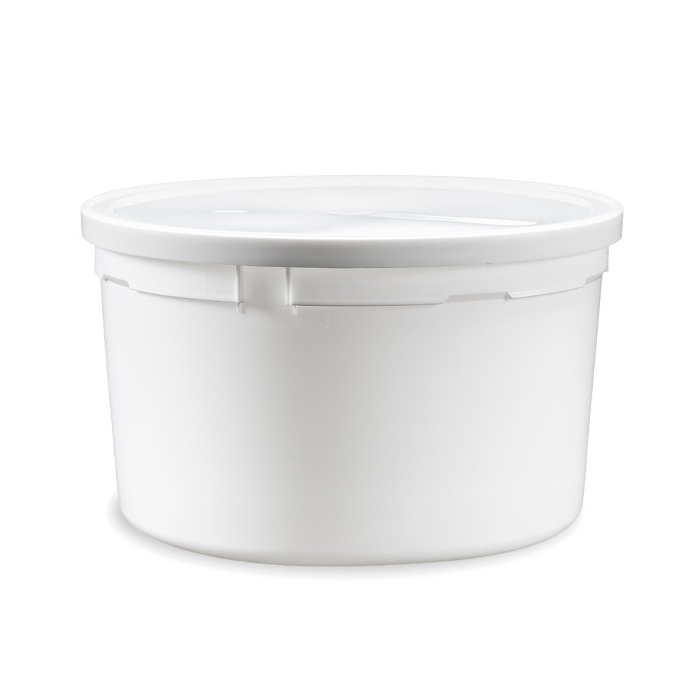 1 Gallon (128 oz) BPA Free Plastic Food Storage Containers with Lids - 100 Pack | Microwave & Freezer Safe | Meal Prep, Leftovers, Bulk Food Storage | ePackageSupply