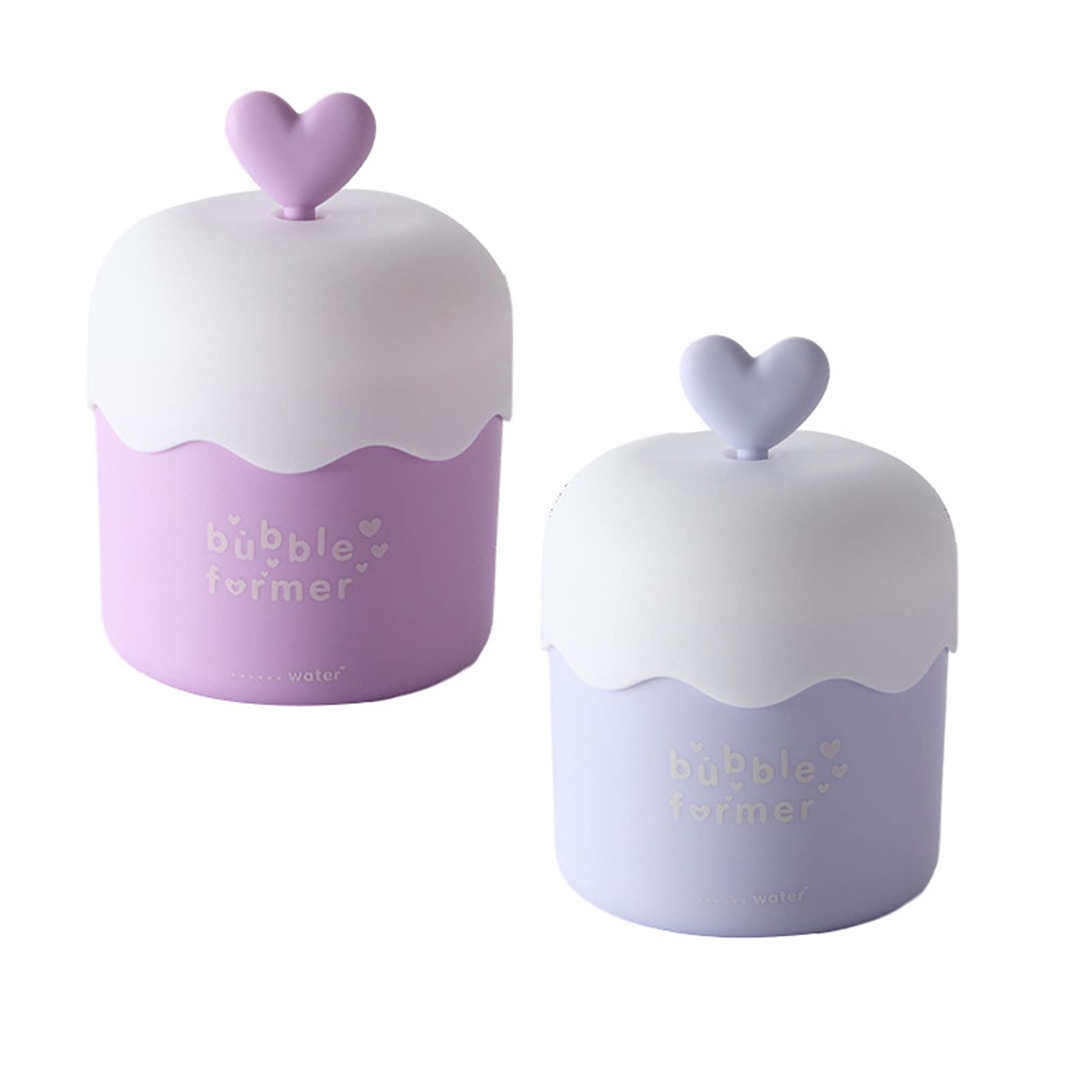 2Pcs Facial Cleanser Foam Cup - Portable Foam Maker for Face Wash | Bubble Whip Cup for Gentle Cleansing | Cute Skincare Tool for Women & Girls | Perfect for Travel, Shower & Daily Beauty Routine