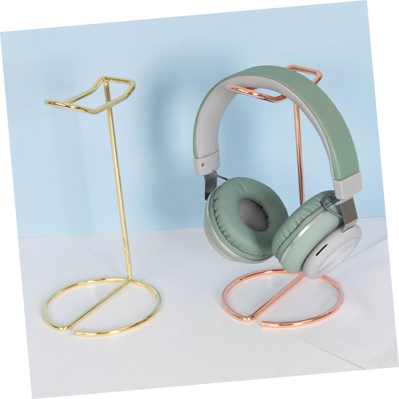 PRETYZOOM 2-Pack Wig Stand Headset Holder - Adjustable Controller Display Rack with Desk Mount for Gaming Accessories Organization | Perfect for Gamers, Streamers & Salon Professionals
