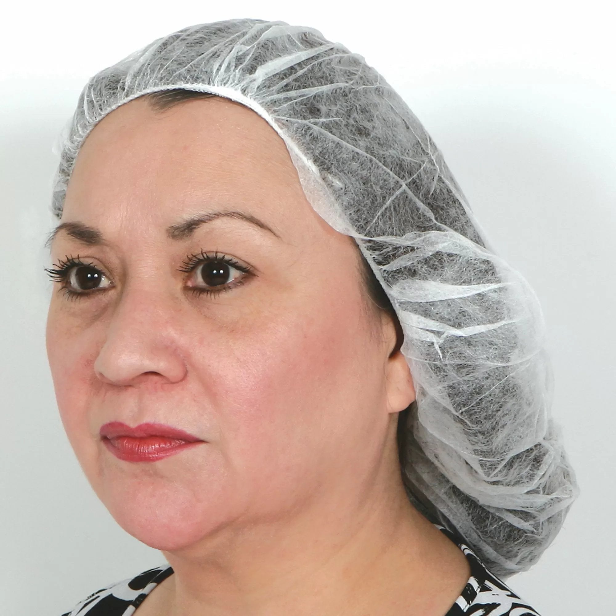 Disposable Bouffant Hair Nets - 100 Count Per Bag - Perfect for Food Service, Healthcare & Salon Use