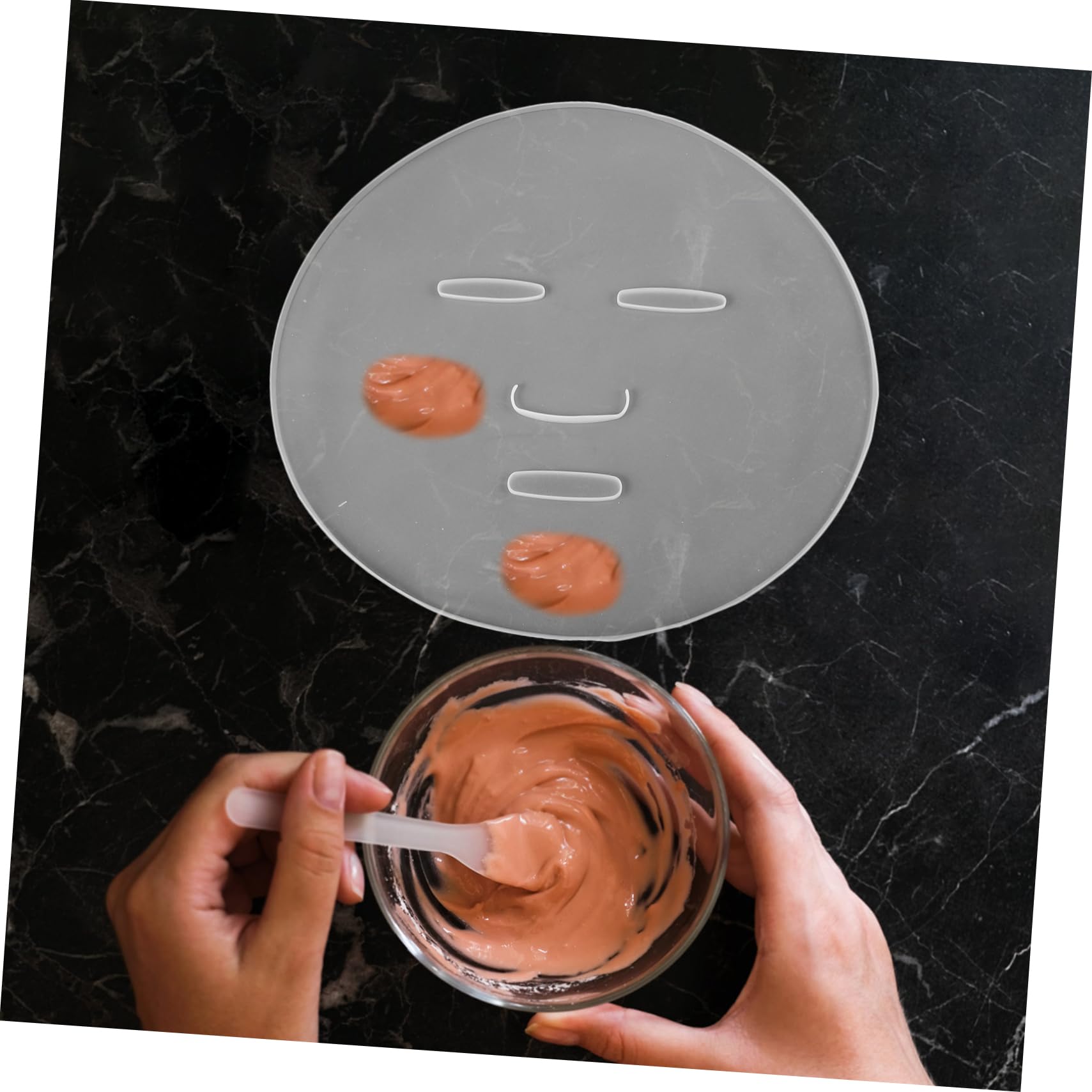 Uonlytech 2Pcs Silicone Makeup Palette Mold - Reusable DIY Makeup Tool for Women, Face Maker Plate & Tray - Perfect for Professional Makeup Artists & Home Beauty Routines