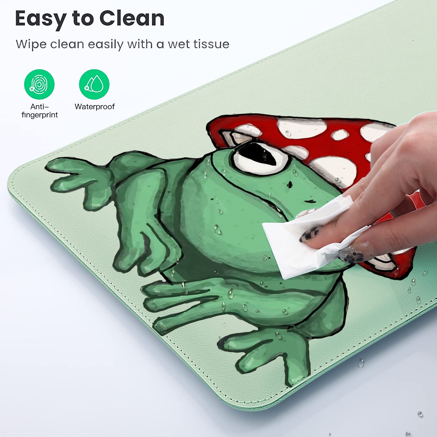 MAYCARI 15.6-16 Inch Cute Cartoon Frog Laptop Sleeve Case Bag - Protective Cover for MacBook Pro 16