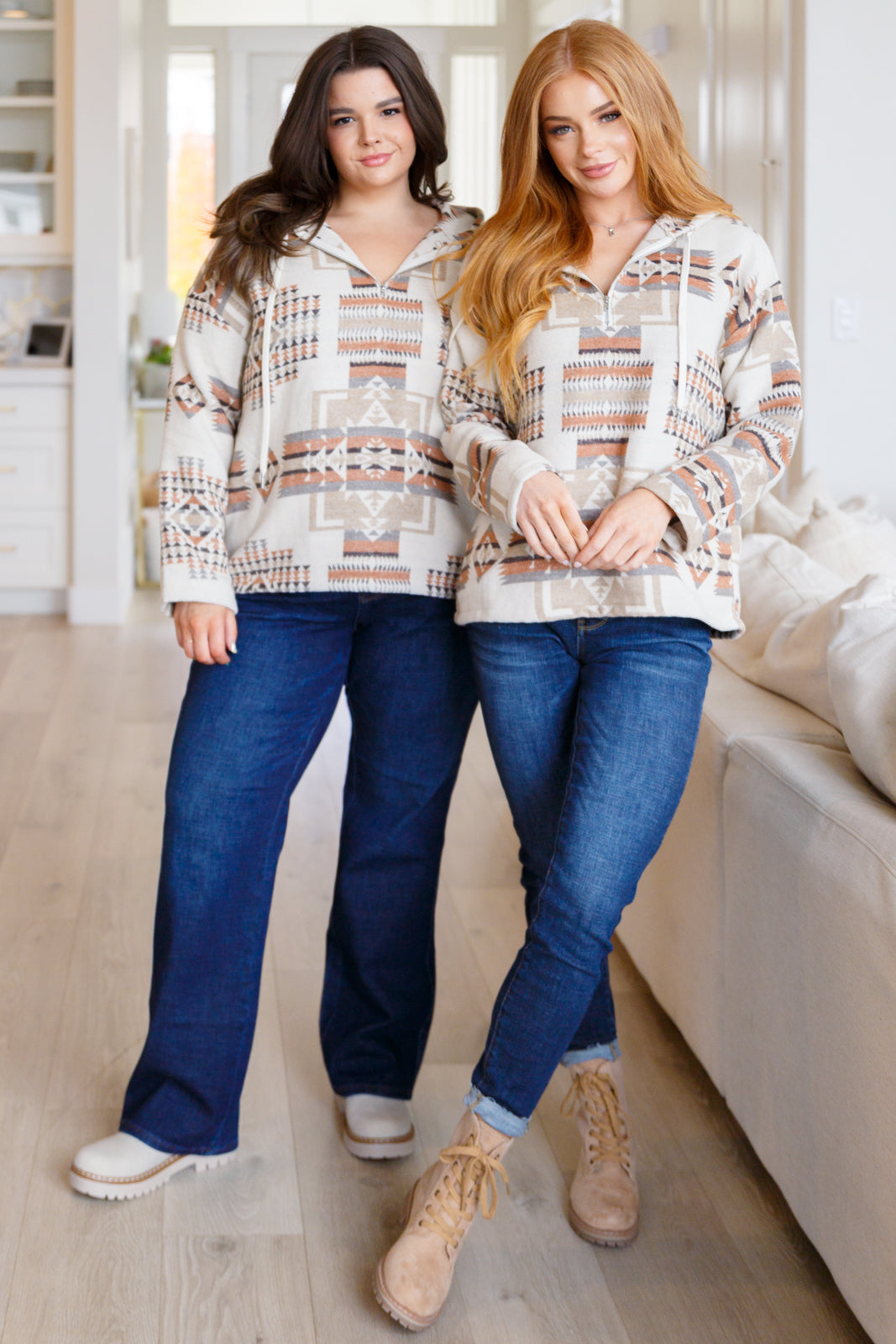 Just Going For It Aztec Hoodie - Stylish & Comfortable Pullover for Men & Women | Perfect for Casual Wear, Street Fashion & Outdoor Activities