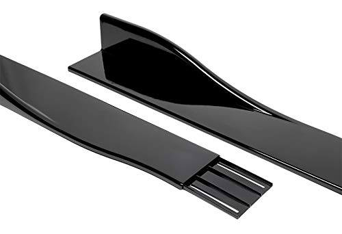3PCS Front Bumper Lip Body Kit + 6PCS Side Skirt Extensions for 2017-2023 Tesla Model 3 | Universal 86