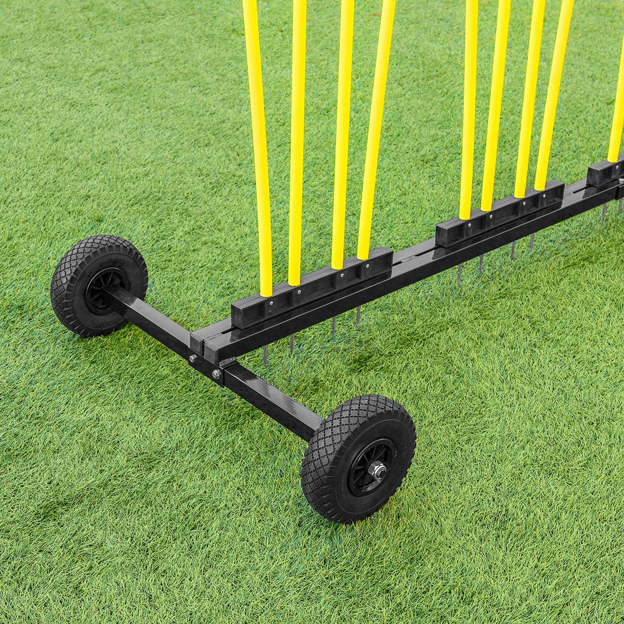 FORZA Free Kick Mannequin Trolley with Handle & Puncture-Proof Wheels - Durable Soccer Training Equipment for Practice Drills | Perfect for Field Training, Team Practices & Goalkeeper Drills