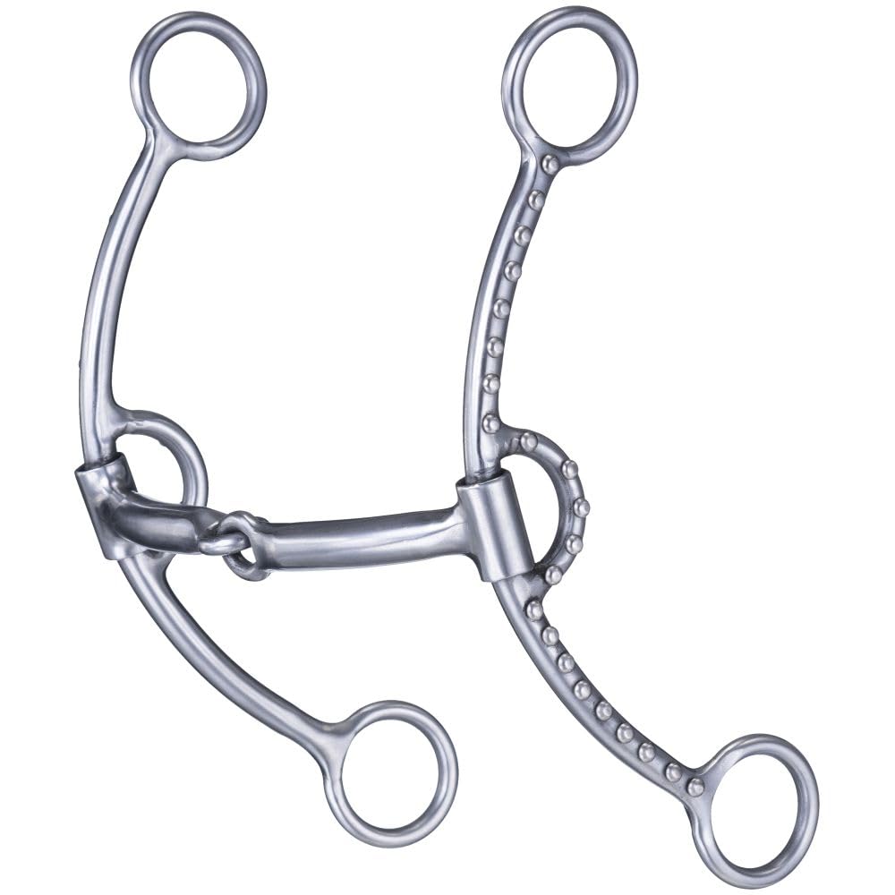 Tough 1 5 Inch Sweet Iron Snaffle Lifter Bit for Horses - Durable Training Bit for Western & English Riding, Dressage & Trail Use