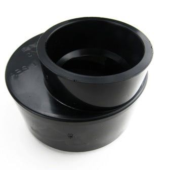3 x 1 1/2 Inch ABS Adapter Fitting - SPG x Hub Connector for Plumbing, Drainage & Pipe Systems - Perfect for Home Repair, DIY Projects & Industrial Applications