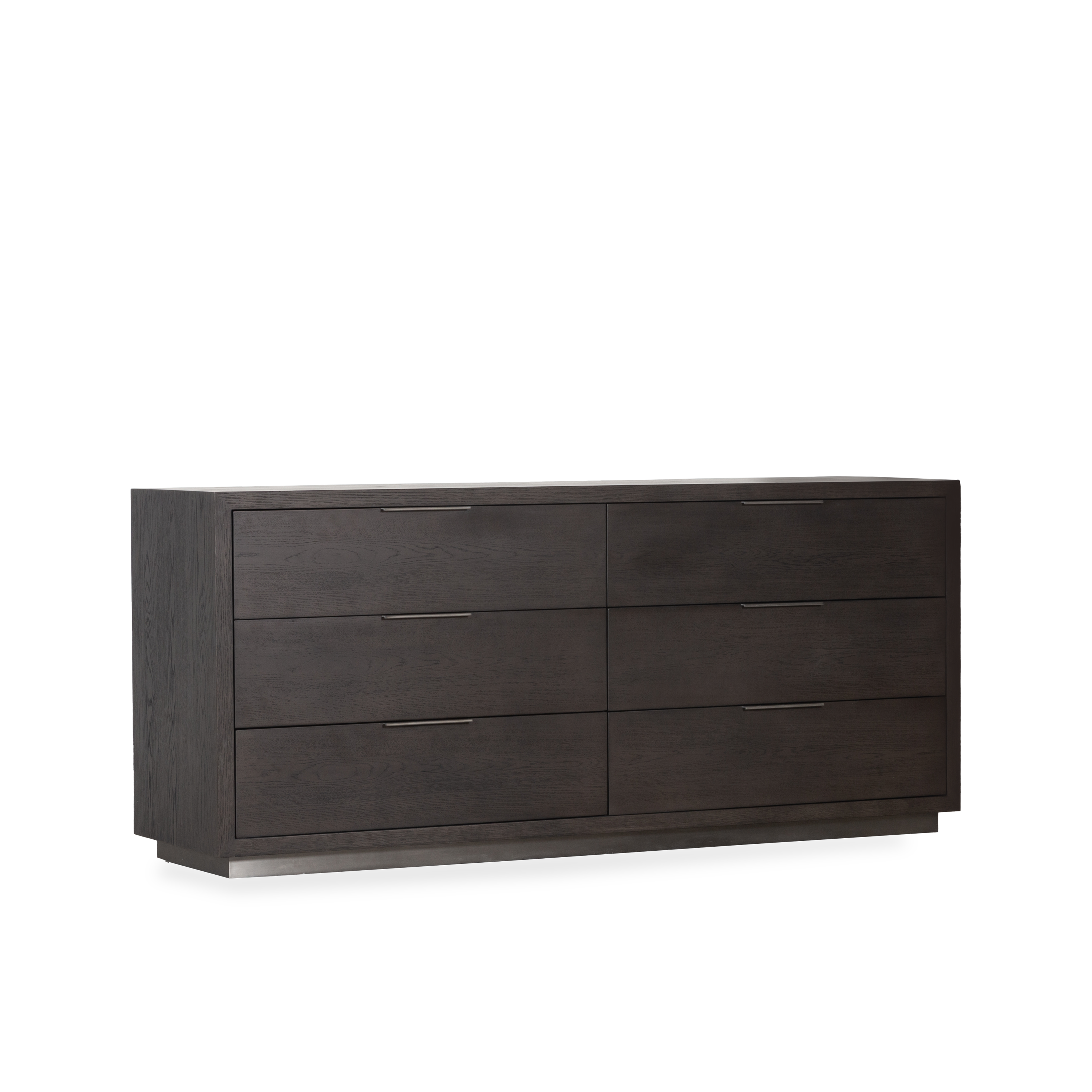 Evoke Dresser - 6-Drawer Modern Wooden Chest of Drawers for Bedroom, Living Room & Office Storage | Stylish & Functional Furniture for Home Organization