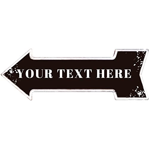 Custom Metal Tin Sign - Personalized Text & Design for Shop, Garage & Wall Decor (18