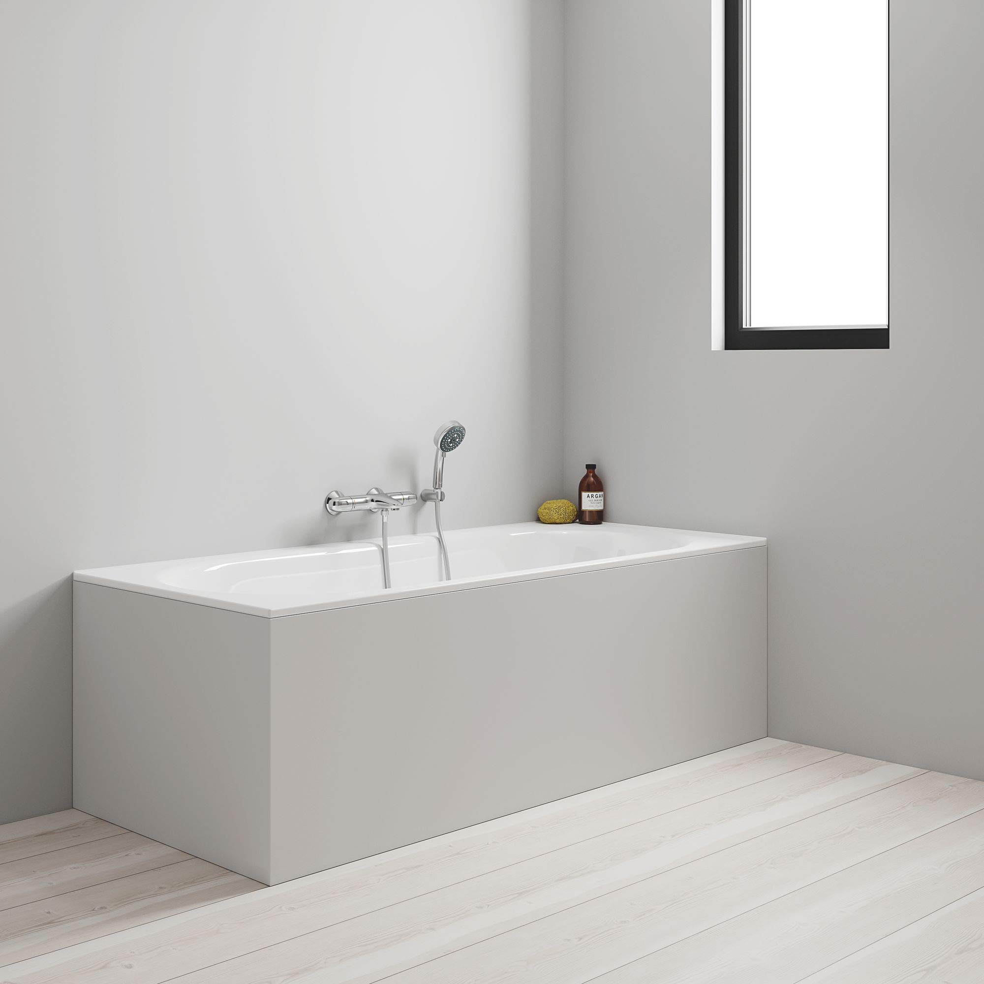 GROHE Precision Trend New Bath Thermostat - Digital Shower System with Temperature Control (Model GRO34227002) for Luxury Bathrooms & Spa-Like Experience