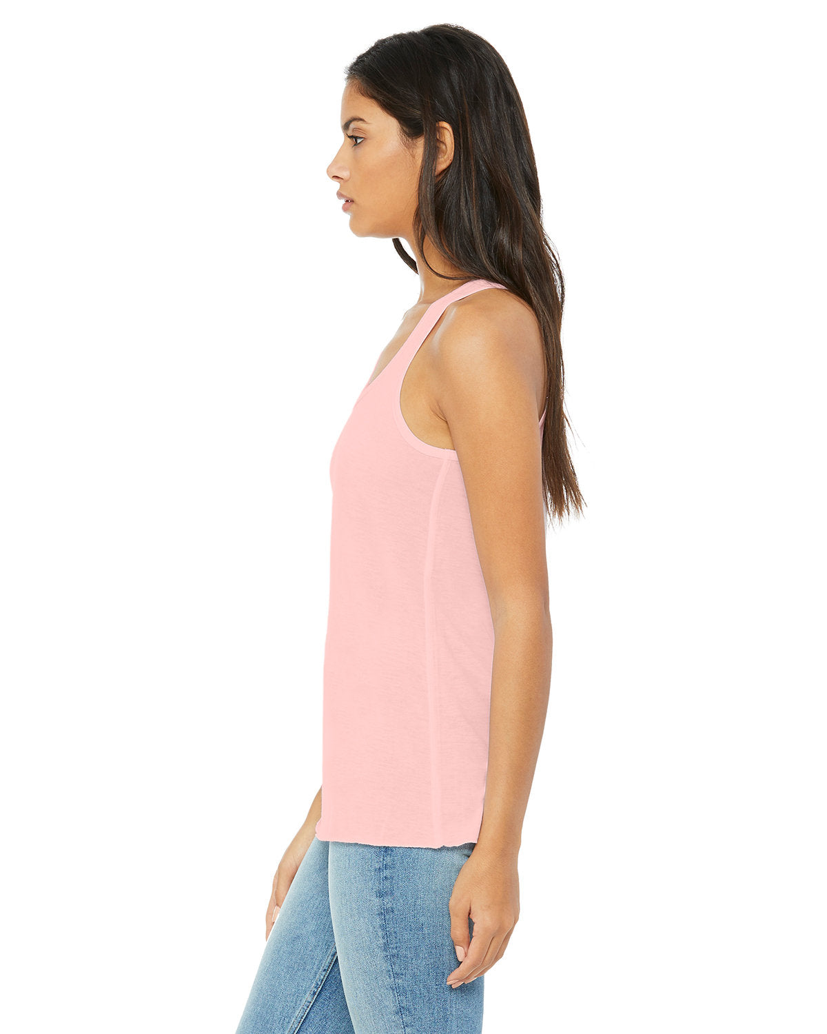 Bella + Canvas B8800 Women's Flowy Racerback Tank Top - Soft & Lightweight for Yoga, Gym & Summer Outfits