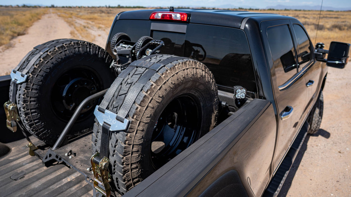 2007-2018 Chevy/GM 2500/3500 HD SDHQ Built-In Bed Chase Rack - Heavy Duty Truck Accessory for Off-Road Adventures & Work Site Organization