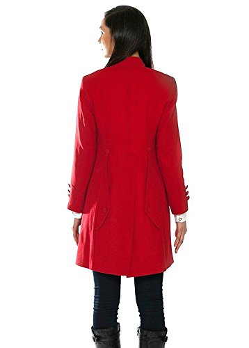 O'Shaughnessey Women's O'Connor Spectator Coat - Classic Wool Blend Winter Coat for Women, Elegant Dressy Outerwear for Office, Parties & Formal Events