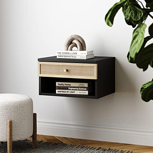 Black/Rattan