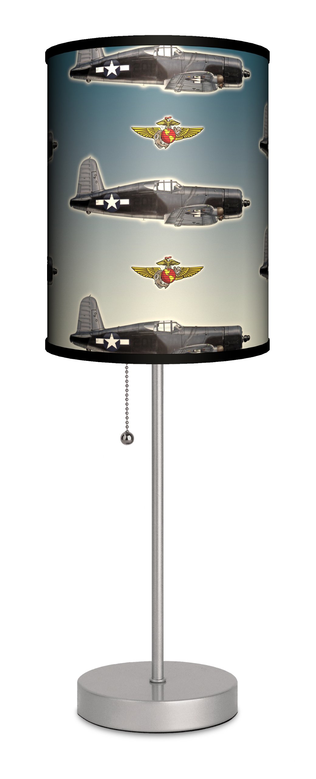 Vintage Corsair Table Lamp - Antique Brass Desk Lamp for Home Office Decor, Living Room Lighting, Unique Gift for Men & Women - Perfect for Study, Bedroom, or Workspace Ambience