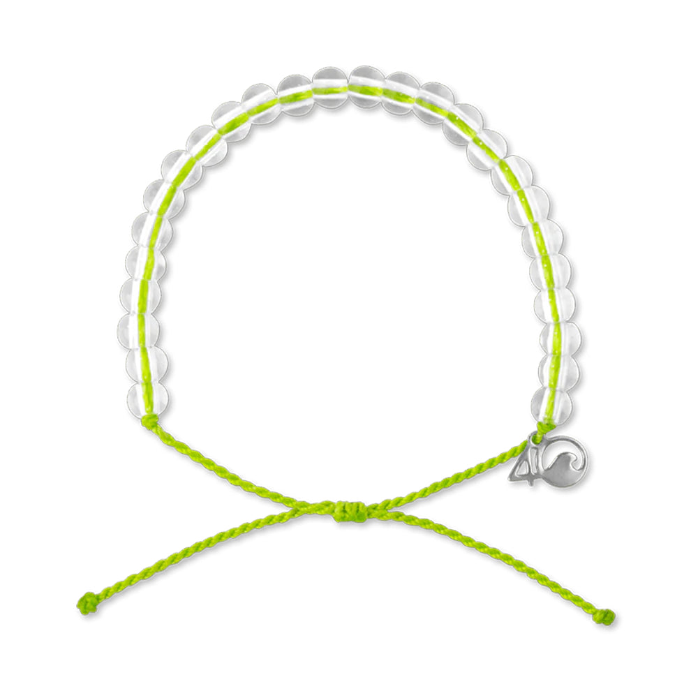4Ocean Sea Turtle Lime Beaded Bracelet - Eco-Friendly Ocean Conservation Jewelry for Women & Men - Perfect for Beach, Travel & Everyday Wear