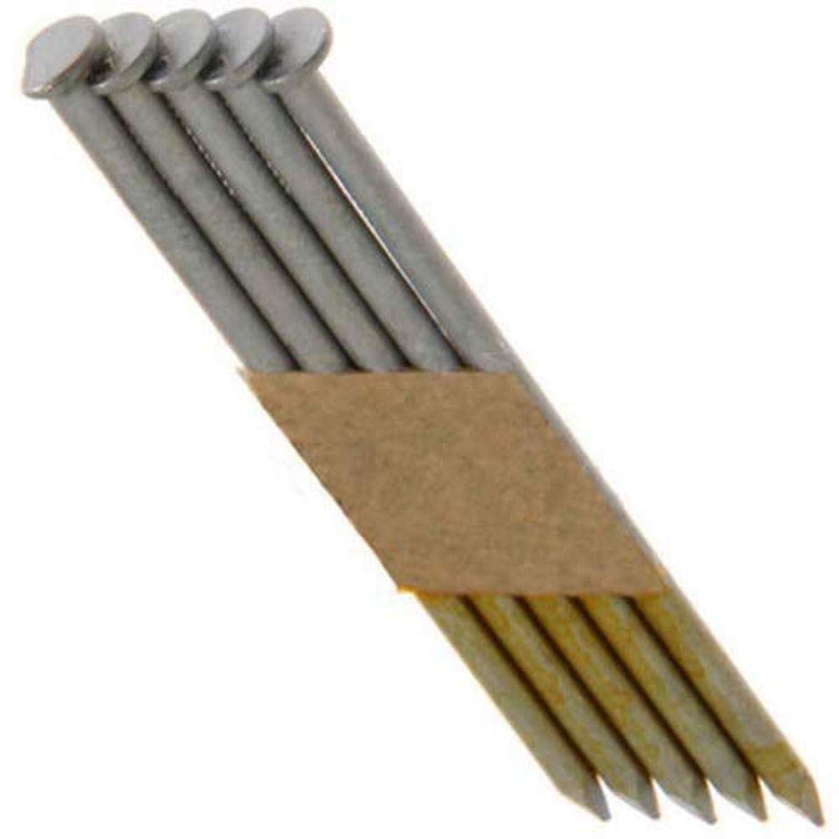 Grip Rite Prime Guard GRSP12DZHG 30-Degree Galvanized Paper Tape Clipped Head Nails, Smooth 3-1/4-Inch by .131 (Pack of 2000) - Ideal for Framing, Roofing, and Decking Projects