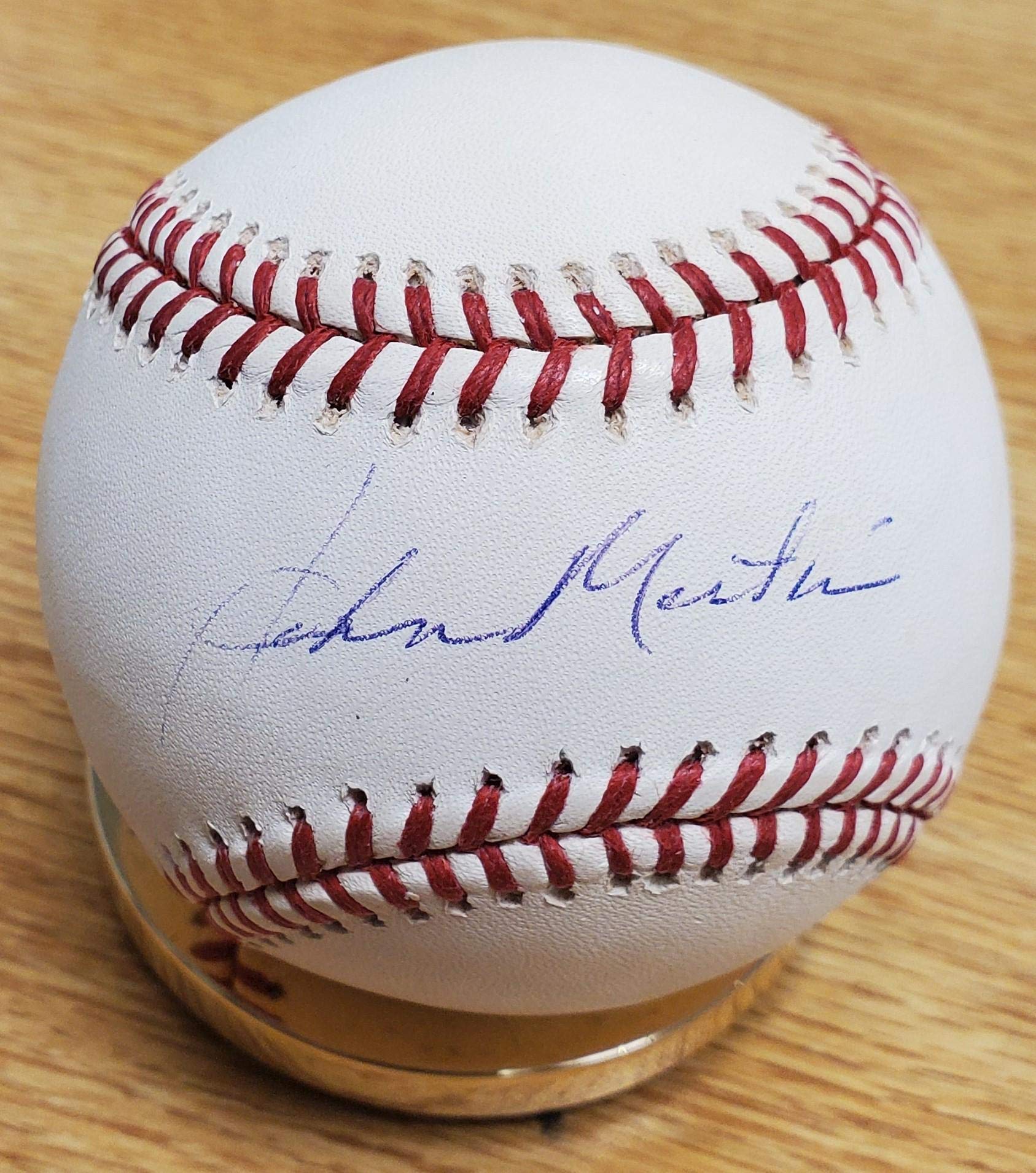 Authentic Autographed JOHN MARTIN Official MLB Baseball - Collectible Signed Baseball for Fans, Memorabilia & Display - Perfect for Sports Collections, Man Cave Decor or Gift for Baseball Lovers