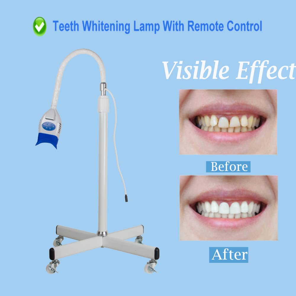 Professional LED Teeth Whitening Machine with 36W Cold Light & Remote Control - Fast Dental Whitening Accelerator for Home Use, 110V - Perfect for Smile Brightening & Special Occasions