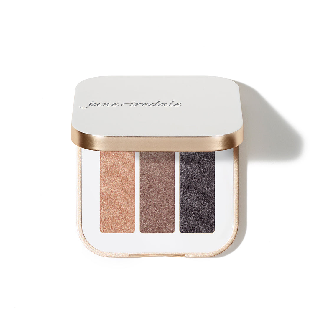 Jane Iredale PurePressed Triple Eyeshadow - Vegan, Mineral-Based Pressed Powder for Natural Eye Makeup | Perfect for Daytime, Evening & Special Occasions