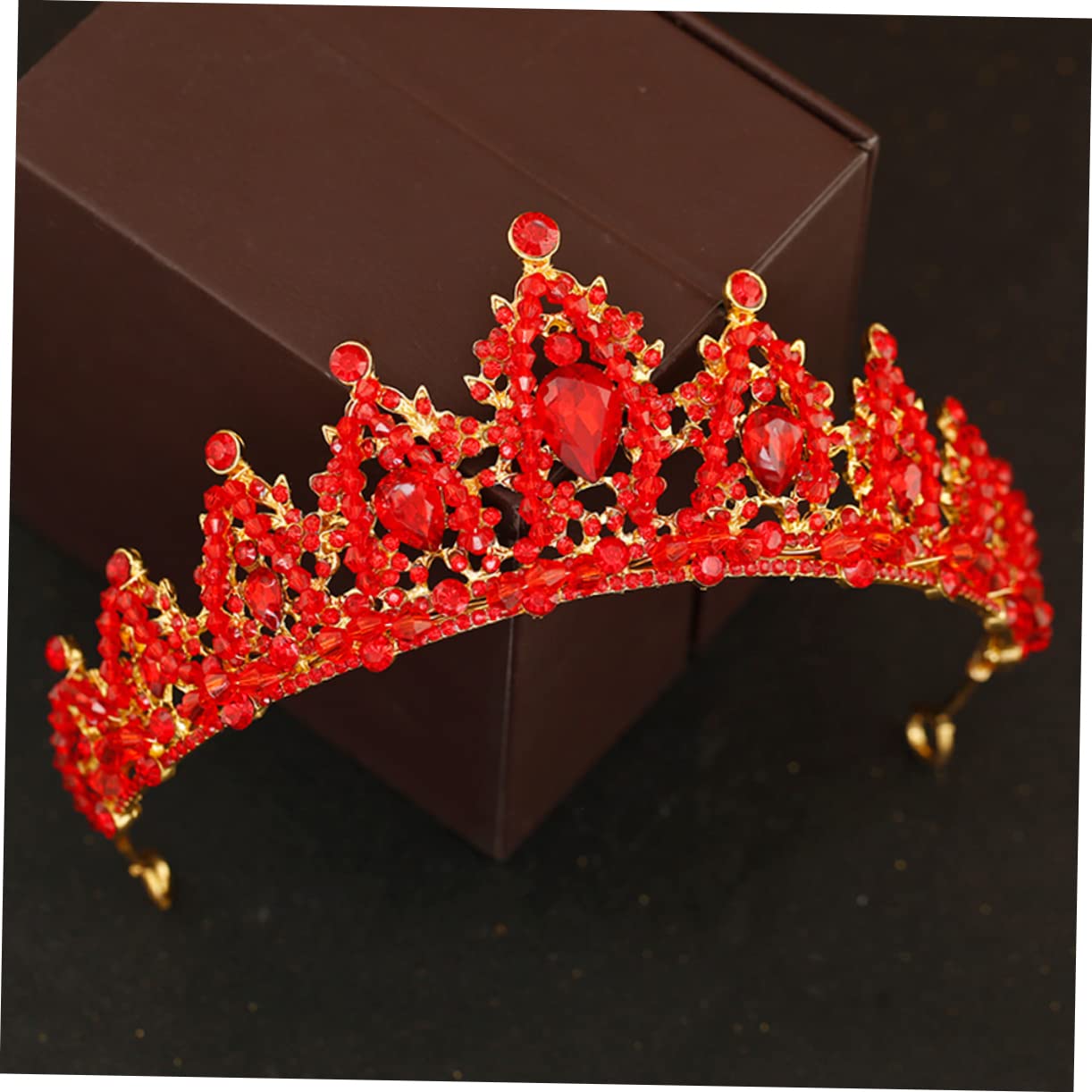 **Elegant Mikinona Diamond Wedding Tiara - Rhinestone Crystal Bridal Headpiece with Pearls for Bride & Bridesmaids | Perfect for Weddings, Prom, Pageants & Formal Events**