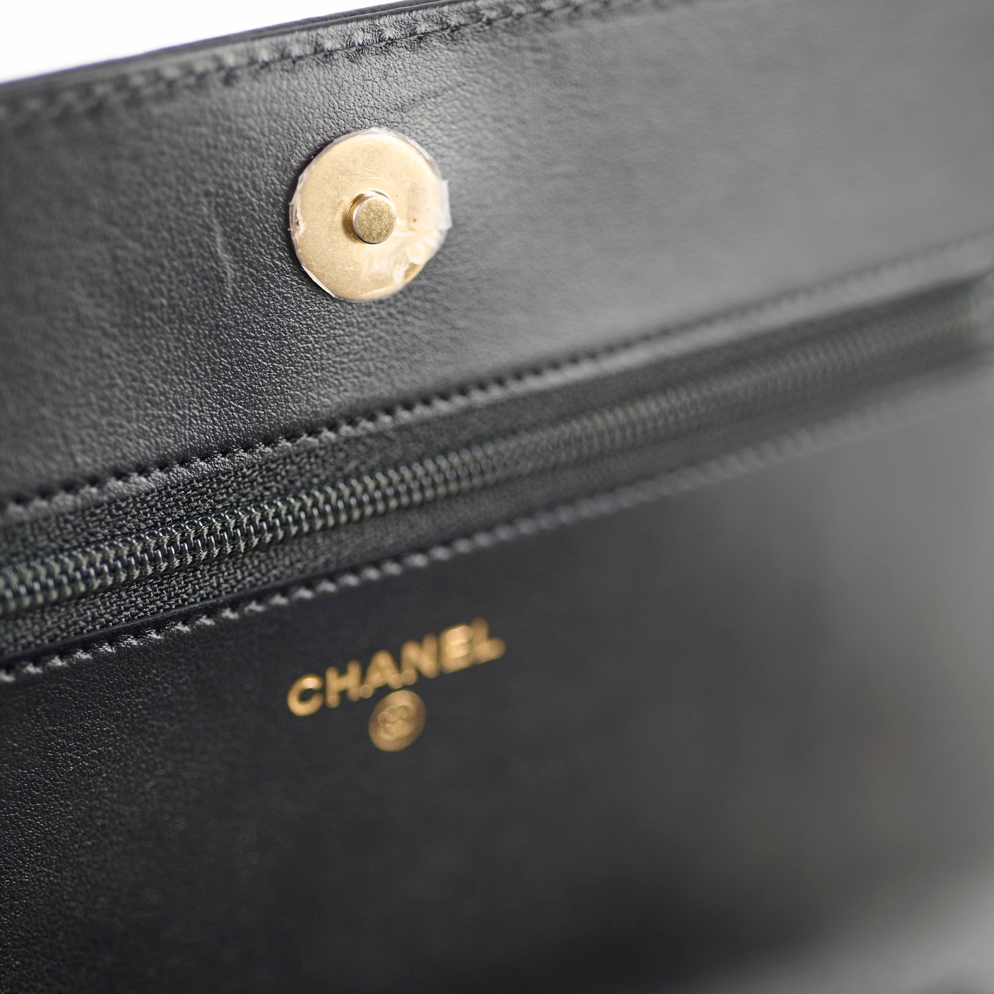 Chanel Boy Wallet On Chain WOC Chevron Caviar Black Microchipped - Luxury Crossbody Bag for Women, Perfect for Evening Out & Daily Use