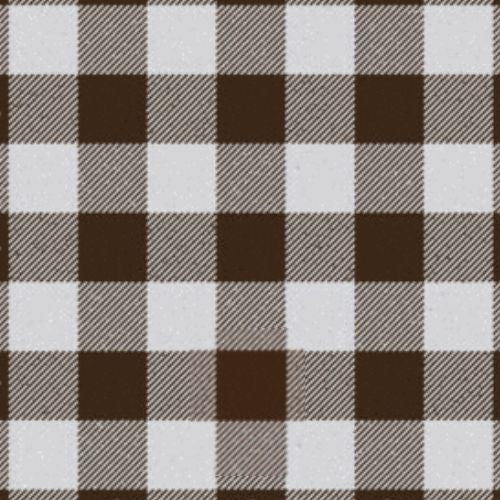 Border Shepherd's Check Brown and White Tartan Scarf - Classic Plaid Wool Wrap for Men & Women - Perfect for Fall, Winter & Outdoor Adventures