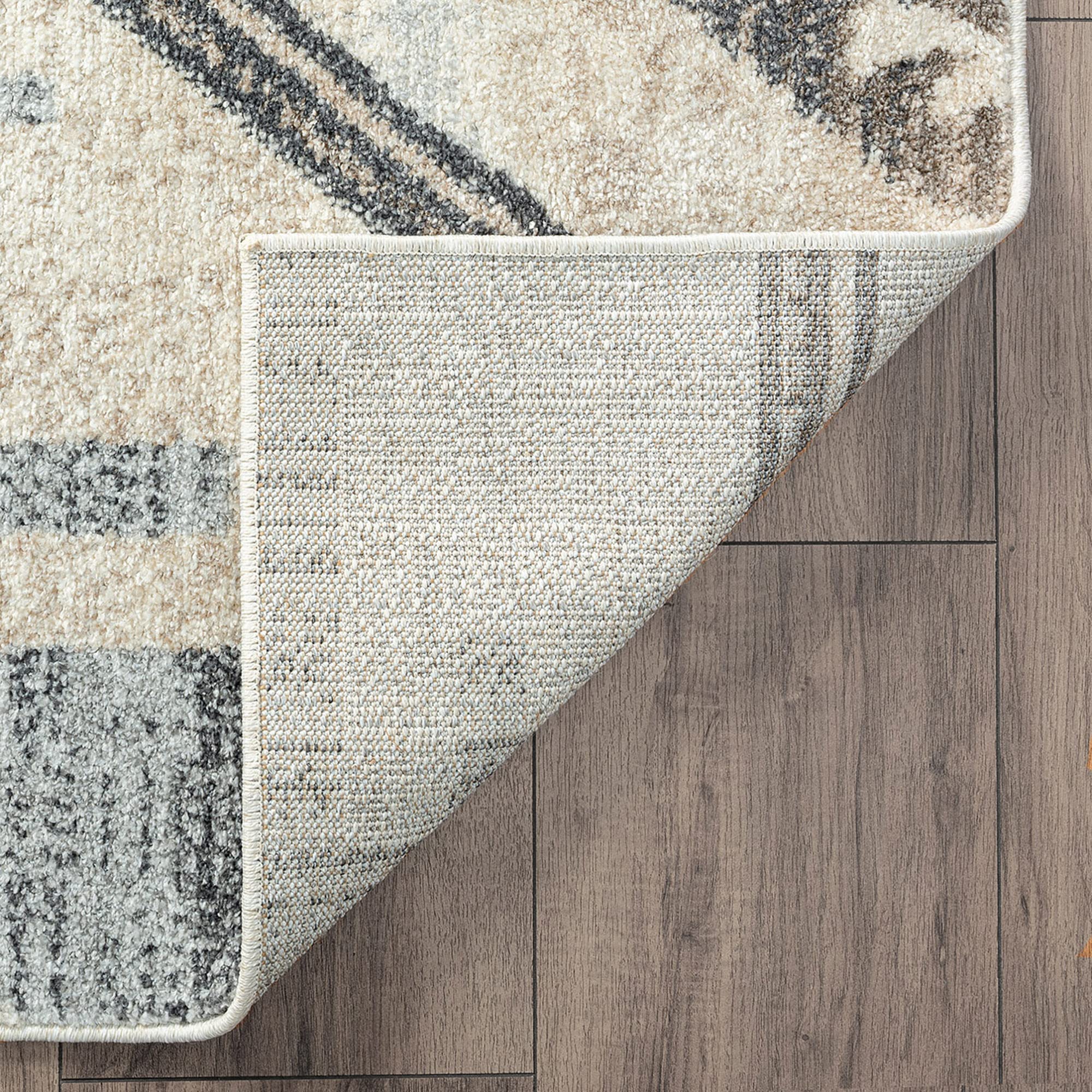Tayse Jenna Cream 9x12 Rectangle Area Rug - Transitional Abstract Design for Living Room, Bedroom & Dining Room | Soft & Durable Home Decor for Cozy Spaces