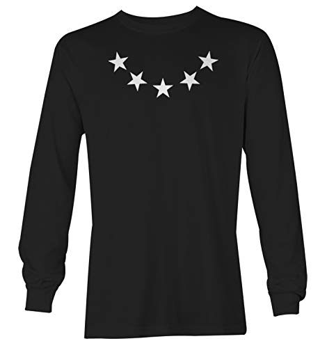 Stars on Neck - Black - Long Sleeve