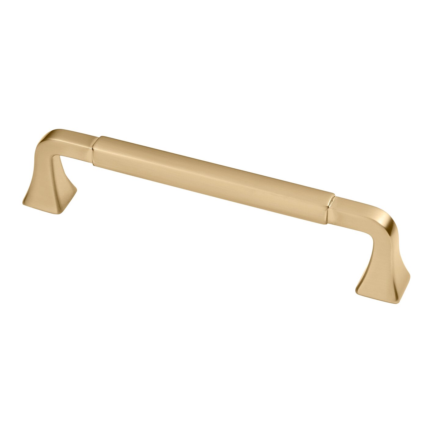 Tudor Transitional Pull Handle in Golden Champagne - 3 Sizes Available for Kitchen Cabinets, Bathroom Drawers & Furniture Upgrades