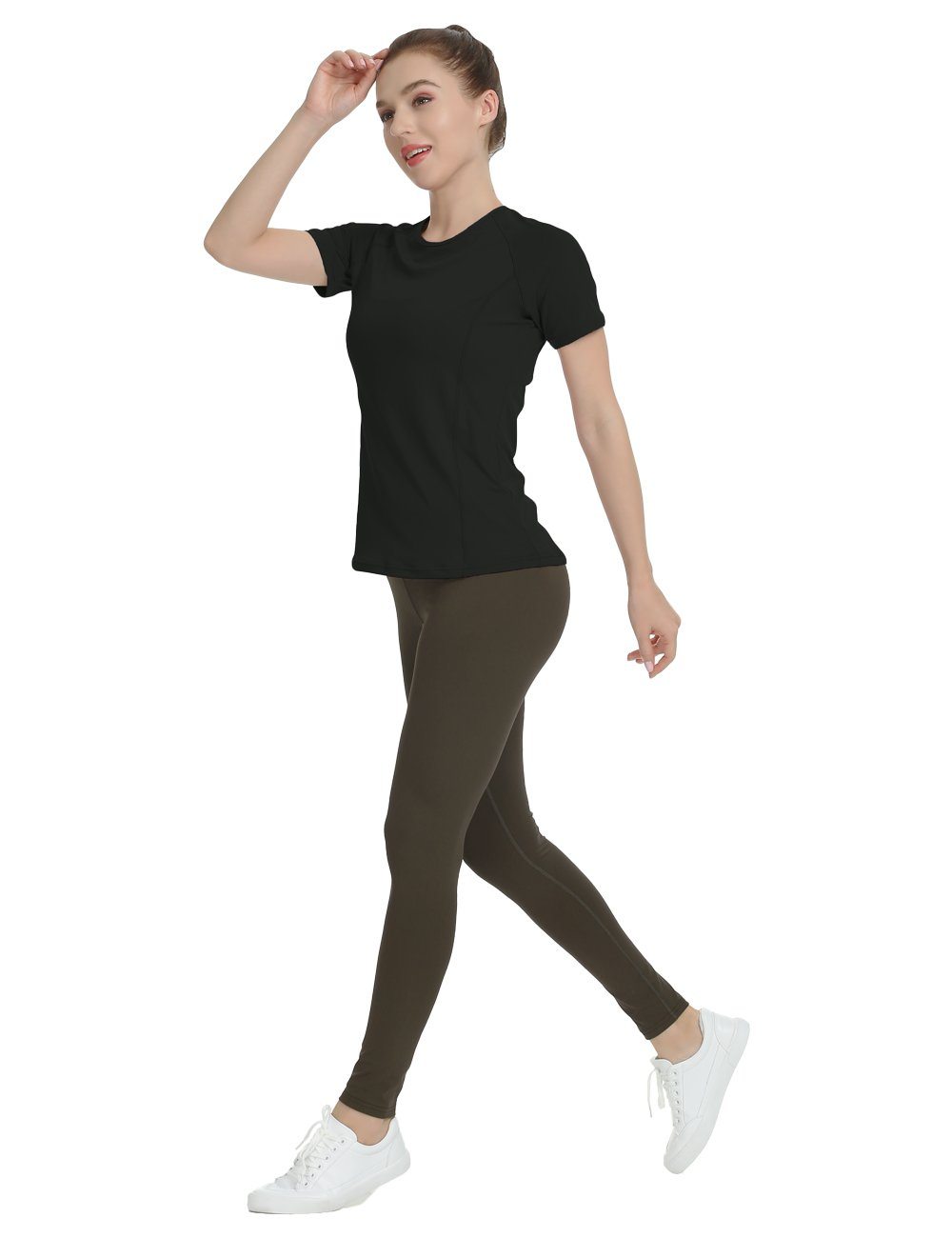 Mix & Mesh T-Shirt - Breathable Short Sleeve Sports Shirt for Men & Women - Gym Workout, Running, Yoga & Casual Wear