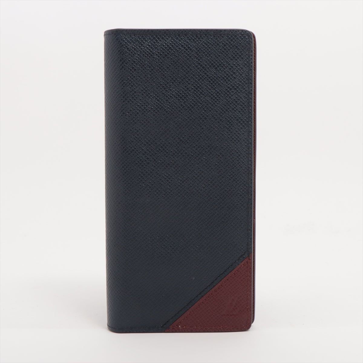 Louis Vuitton Taigarama Brazza Long Wallet in Navy Blue & Brown - Premium Leather Bifold Wallet for Men - Perfect for Business, Travel & Everyday Use (Preorder Available)