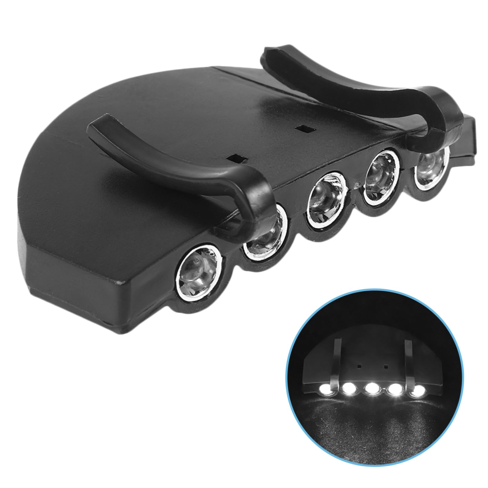 5 LED Hard Hat Headlamp for Camping, Fishing & Hunting | Outdoor Work Light