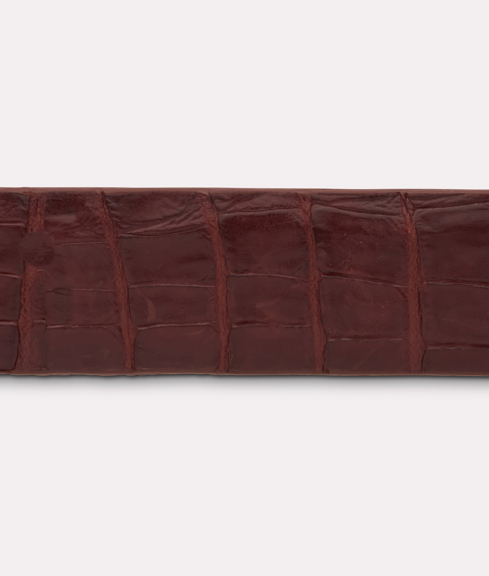 Premium Genuine Ultra Belly Caiman Leather Wallet - Sienna Brown | Luxury Men's Accessory for Business & Travel | Durable & Stylish Gift for Him