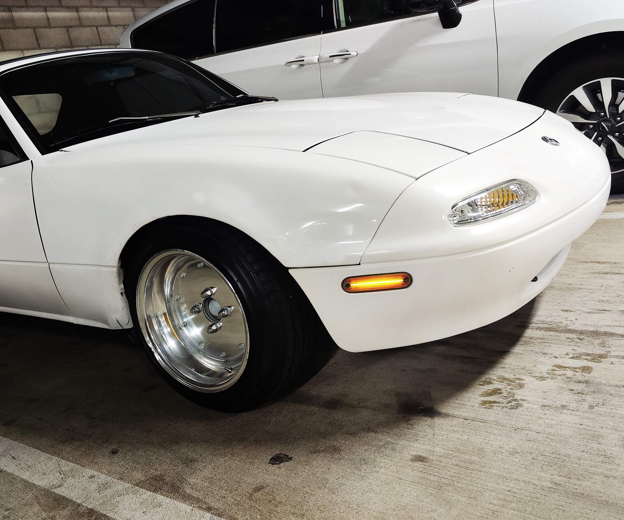 Amber/Red LED Side Marker Lights for 1990-2005 Mazda Miata MX-5 - Clear Lens, Easy Installation - Perfect for Night Driving & Car Customization