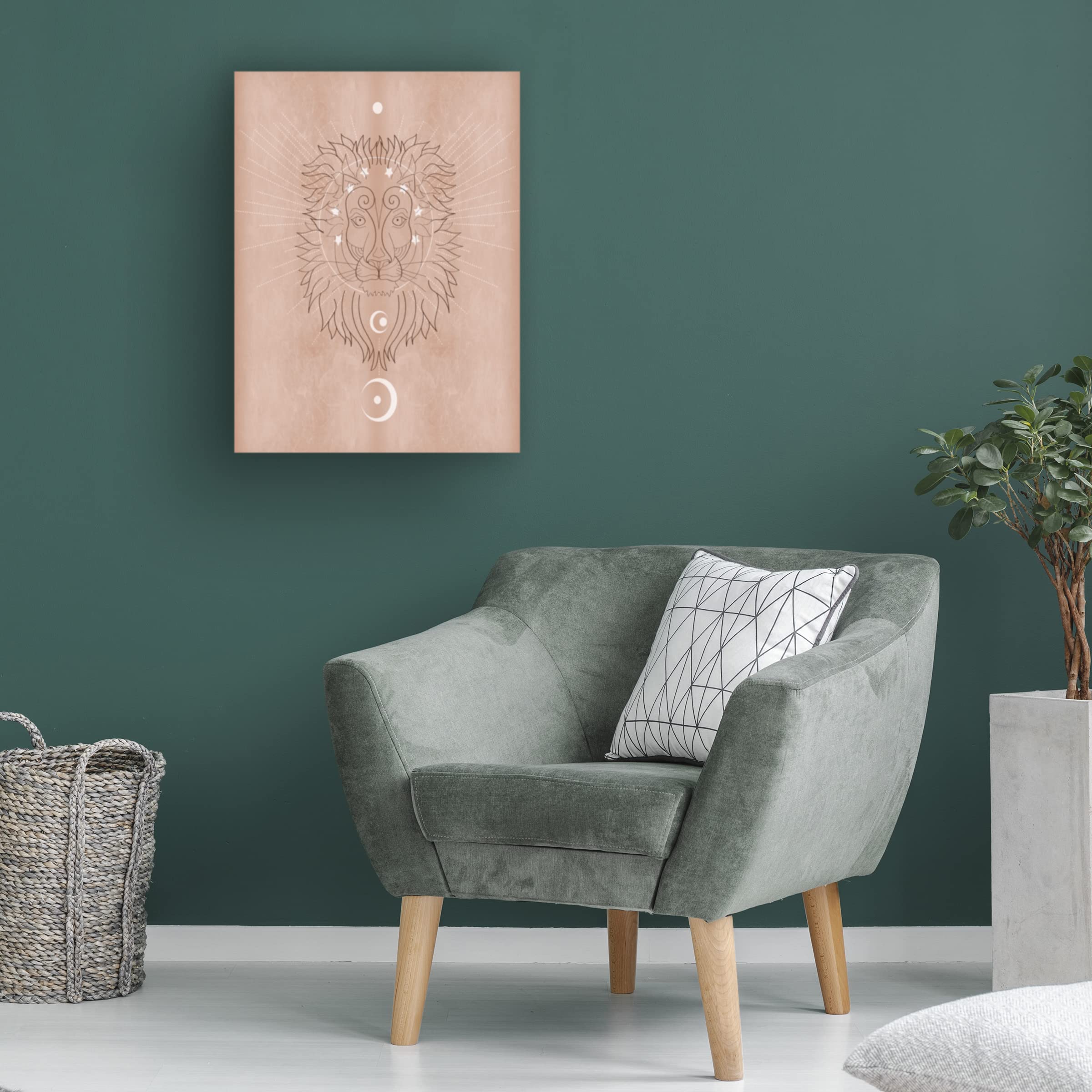 Trademark Fine Art 'The Mystics IV' Canvas Wall Art Print by Sabrina Balbuena - Modern Abstract Painting for Living Room, Bedroom & Office Decor