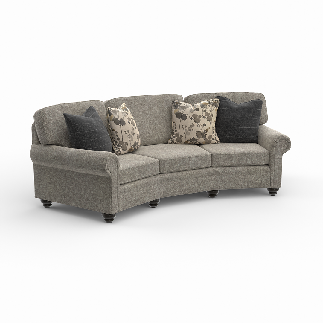 Alyssa Sofa - Modern Comfortable Fabric Couch for Living Room, Lounge & Home Decor - Perfect for Relaxing, Entertaining & Small Spaces