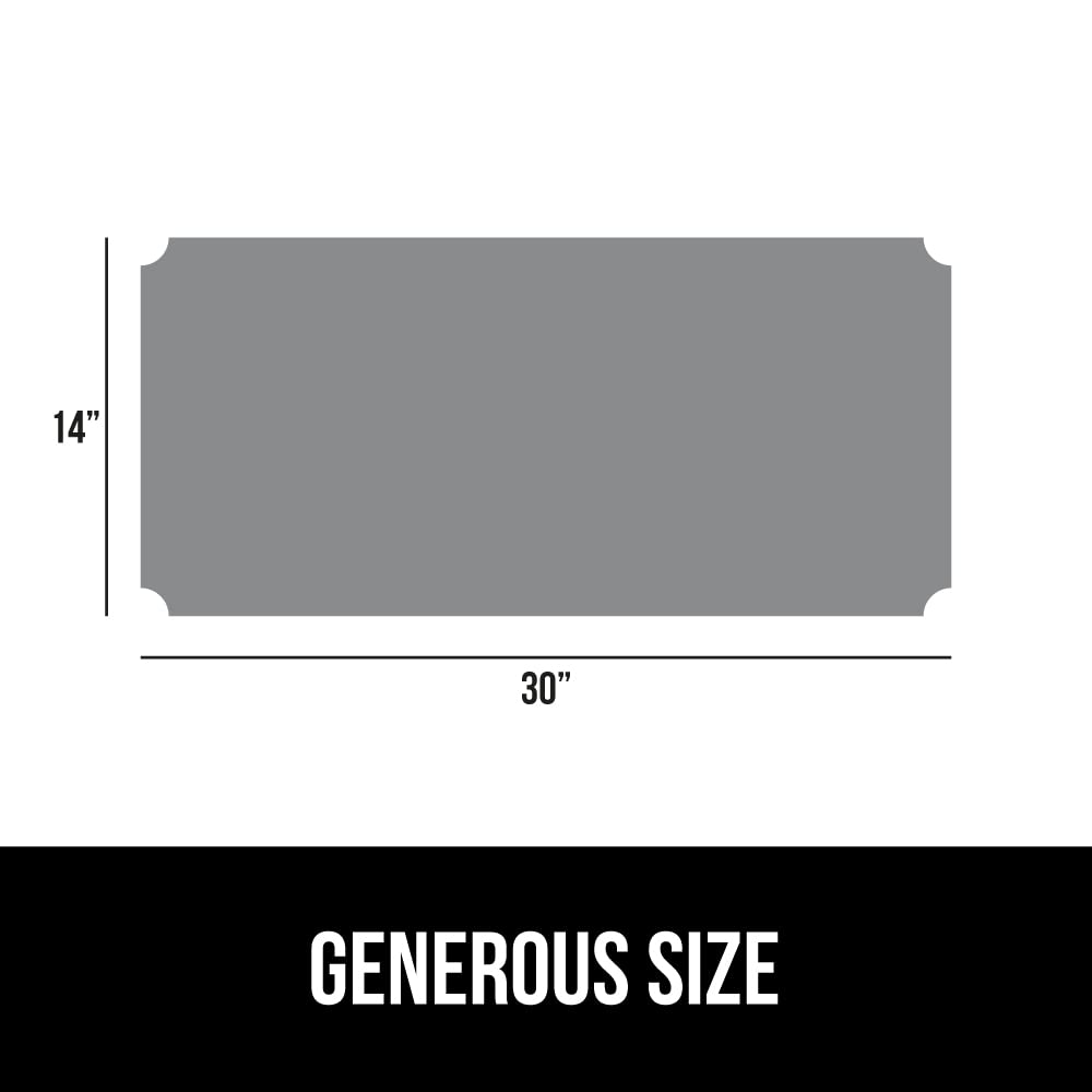 GORILLA GRIP ShelfGuard Wire Shelf Liner - Set of 5 Waterproof Shelf Liners (14x30 Inches, Charcoal) for Metal Rack Shelves, Kitchen Cabinets & Pantry Organization | Compatible with Amazon Basics Shelving Units | Perfect for Kitchen, Garage & Closet Storage Solutions