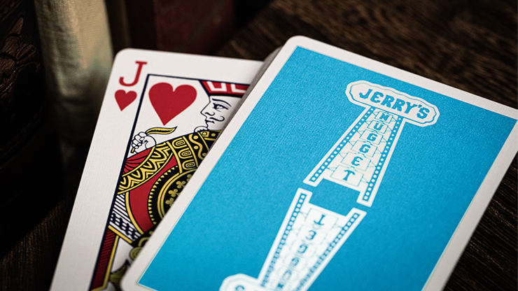 Jerry's Nugget Marked Monotone Playing Cards - Premium Casino Grade Poker Cards for Magic Tricks, Cardistry & Professional Game Nights