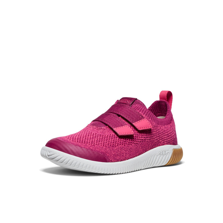 Little Kids' KNX Knit Double Strap Sandals - Beaujolais/Raspberry | Comfortable & Stylish Toddler Shoes for Playtime & Outdoor Adventures