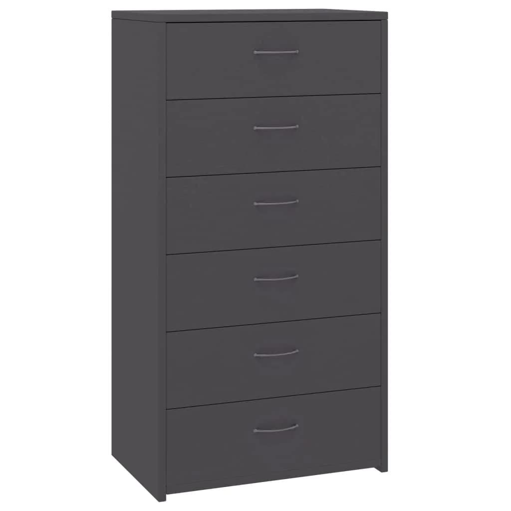 vidaXL Engineered Wood Sideboard with Drawers - Storage Cabinet for Living Room, Bedroom & Dining Room - Multiple Color Options