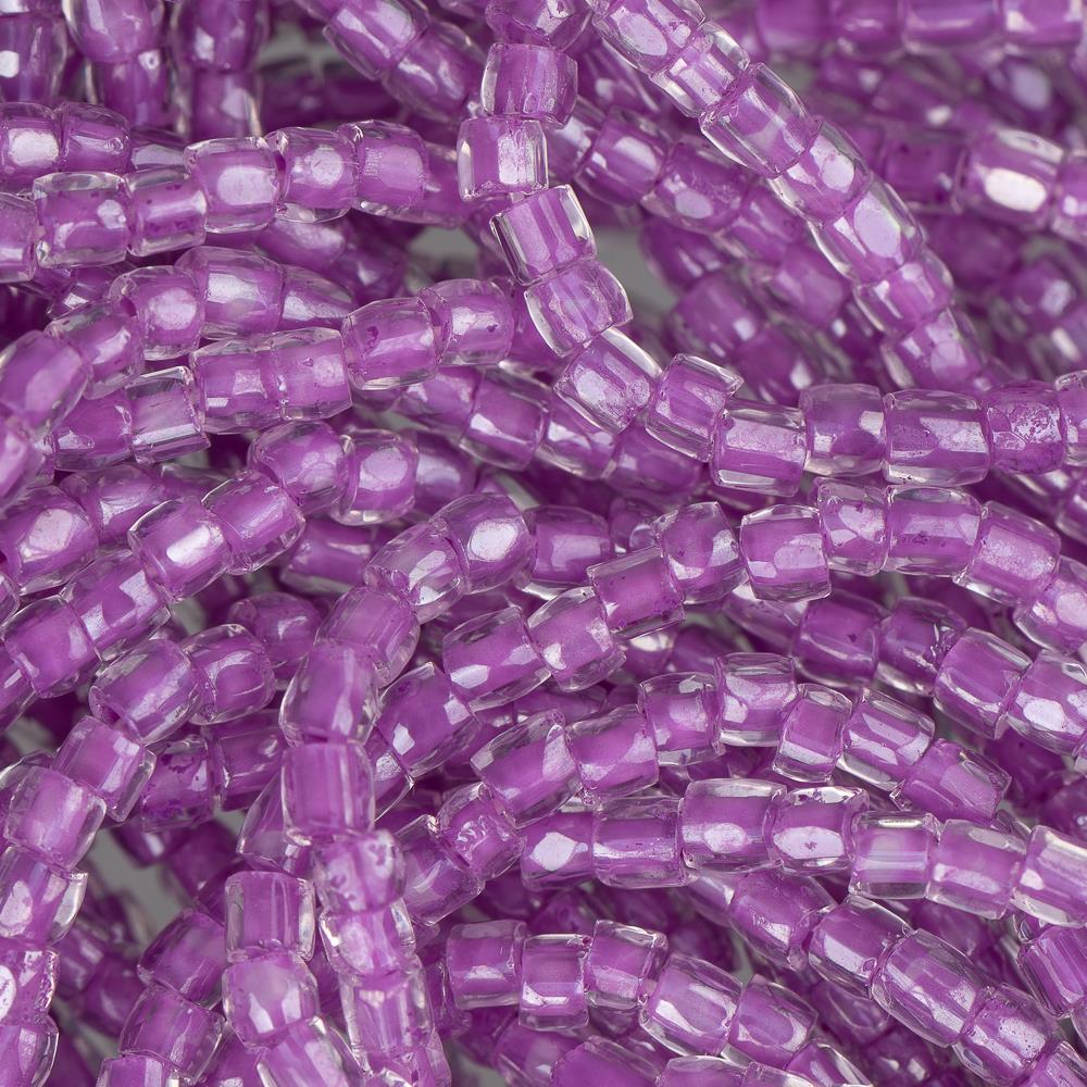 10/0 Czech 3 Cut Seed Beads - Crystal Purple Hank (100g) | Premium Glass Beads for Jewelry Making, DIY Crafts, Embroidery & Scrapbooking | Perfect for Necklaces, Bracelets & Home Decor