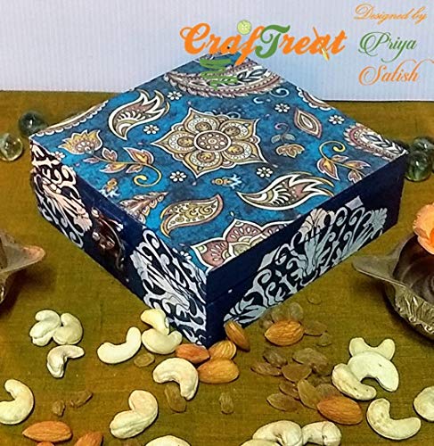 Premium CrafTreat Moroccan & Paisley Decoupage Paper - A4 Size (8.3 x 11.7 Inch) 8-Piece Set for Furniture, Scrapbooking & DIY Crafts - Perfect for Home Decor, Gift Wrapping & Creative Projects
